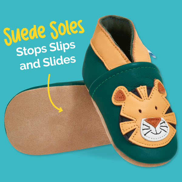 Tiger Soft Leather Baby Shoes