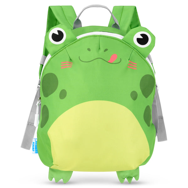 Kids & Toddler Preschool Backpack - Small Rucksack for Kindergarten - Frog