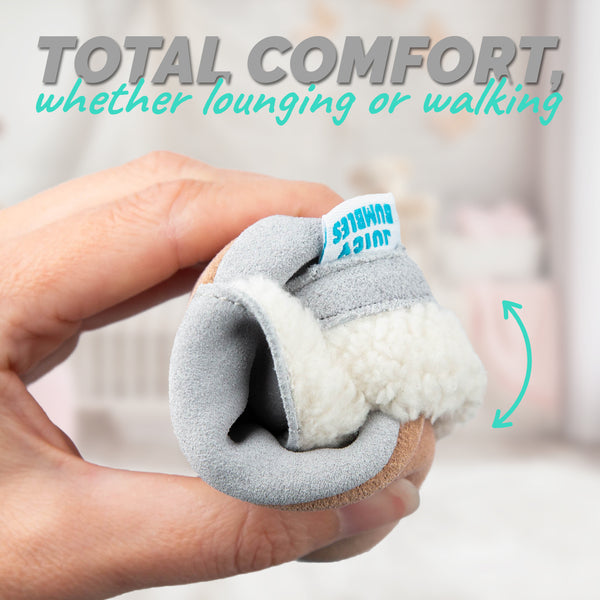 Baby Slippers - Grey