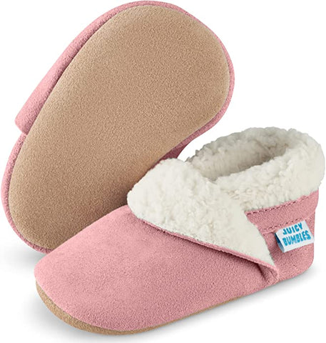 Baby Slippers - Pale Pink