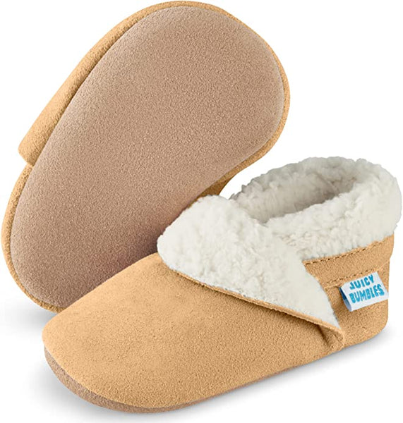 Baby Slippers - Beige