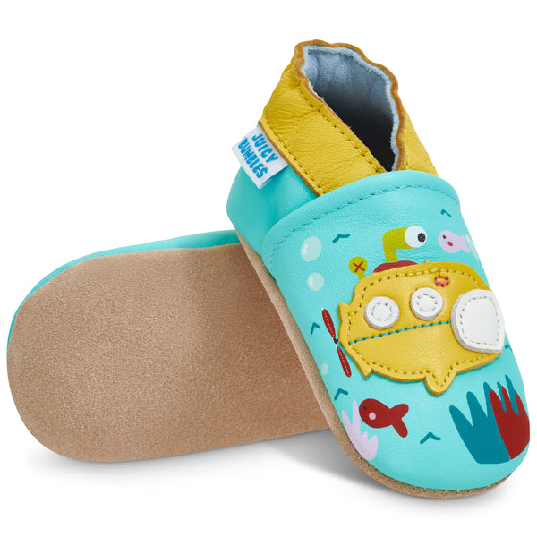 Submarine Soft Leather Baby Shoes