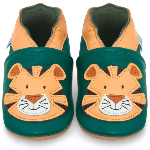 Tiger Soft Leather Baby Shoes