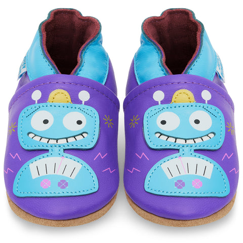 Robot Soft Leather Baby Shoes