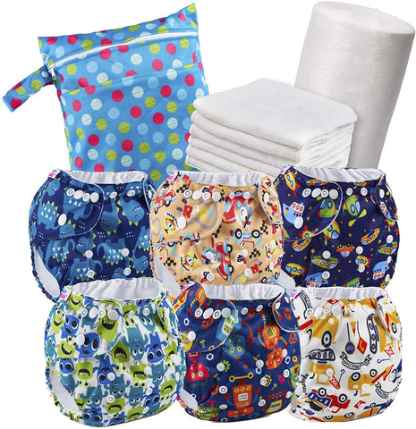 Boy Reusable Nappy Kit